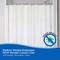 Kenney Mfg Medium Weight Embossed PEVA Shower Liner, 70" W x 72" H, Clear KN61151 - alternate 3